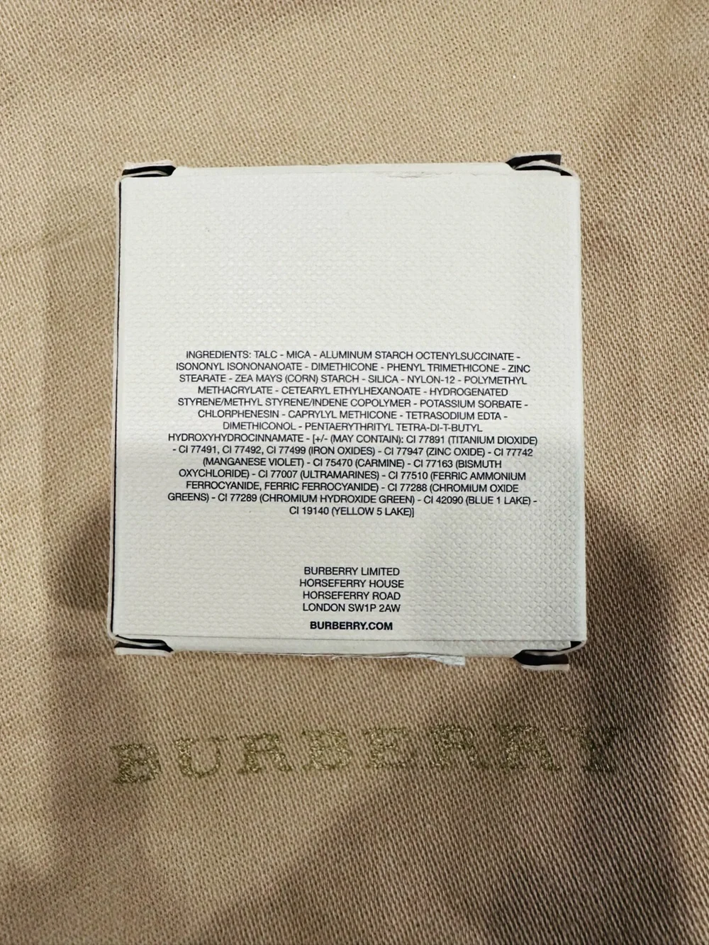 Burberry NWT XHAKI GREEN No.306 Eye COLOUR WET & DRY SILK SHADOW